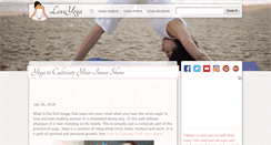 Desktop Screenshot of lexiyoga.com